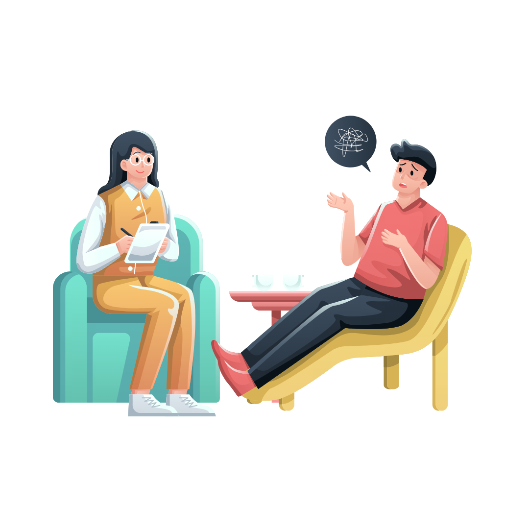 Counseling session illustration